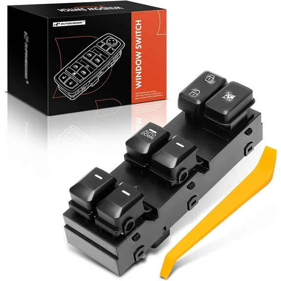 A-Premium - Front Left Driver Side - Master Power Window Switch - Compatible with Kia Sportage 2011-2016 L4 2.0L 2.4L - Replace# 93570-3W000