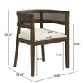 thumbnail image 2 of DINING CHAIR Set of 2,Beige-Walnut, 2 of 8