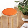 thumbnail image 4 of Clearance! FNGZ Cushion Seat Cushion Round Garden Chair Pads Seat Cushion For Outdoor Bistros Stool Patio Dining Room Four Ropes Orange, 4 of 5
