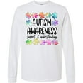 thumbnail image 3 of Inktastic Autism Awareness Support and Understanding Puzzle Pieces Long Sleeve T-Shirt, 3 of 5