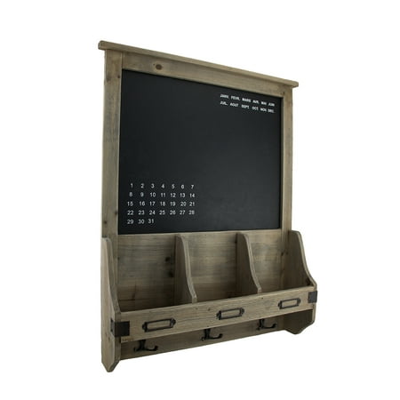 Rustic French Farmhouse Style Wooden Chalkboard Mail Center Organizer Key Rack Rustic French Farmhouse Style Wooden Chalkboard Mail Center Organizer Key Rack