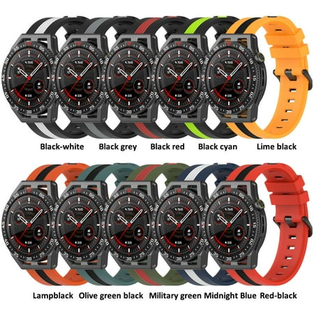 Applicable to Huawei Watch GT3 SE official pattern Two-color silicone strap Sports replacement wrist strap
