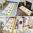 thumbnail image 6 of Lemon Gnomes 2'x6' Runner Rug, Summer Botanical Fruit Wooden Grain Plaid Washable Non-Slip Area Rugs for Hallway Kitchen Floor Bedroom Entryway, StainResistant Laundry Carpet Decoration Indoor Mat, 6 of 9
