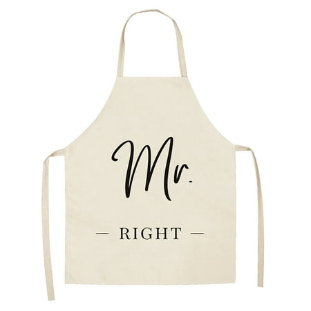 

1pc Parent Adult The Family Kitchen Lovely Print Linen Family Aprons