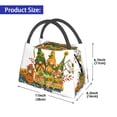 thumbnail image 2 of Easygdp Thanksgiving Truck Bolsa de Almuerzo Insulada Reutilizable, Bolsa de Mano y Bandolera para Oficina, Trabajo, Viajes, 2 of 6