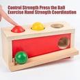 thumbnail image 3 of Caja de Permanencia de Montessori juguete de de desarrollo para bebés de 6 a de hasta 1 año de edad juguete de actividad Baoblaze Juguetes Montessori Push Ball Game, 3 of 7