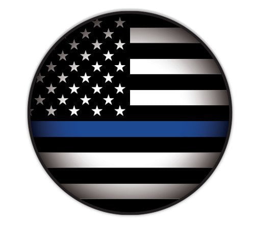 thin blue line crocs