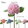 thumbnail image 2 of 1 Pcs Hydrangea Artificial Flower, Latex Real Touch Hydrangeas Lifelike Large Hydrangea Flowers for Home Decor Party Arrangements Wedding Bouquets Centerpieces, 2 of 9
