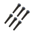 thumbnail image 1 of yingyy 6pcs Bridge Pin Guitars Replacement Accessory Plastic Responsiveness Music Instrument Practical for Electric Guitars, 1 of 6