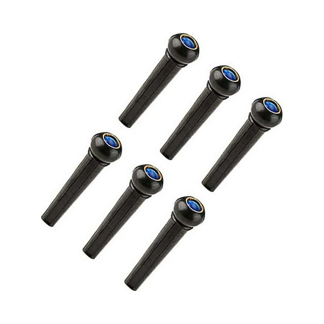 yingyy 6pcs Bridge Pin Guitars Replacement Accessory Plastic Responsiveness Music Instrument Practical for Electric Guitars
