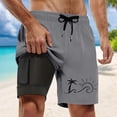 thumbnail image 2 of FUZHIQ Mens Swim Trunks 2xl Big and Tall Casual Retro Floral Swim Trunks Quick-Dry Pool Swimming Trunks with Compression Liner Stretch Fabric Beach Shorts Bathing Suits,XXXXXL, 2 of 5