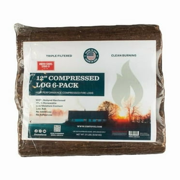 12” COMPRESSED LOG 6-PACK