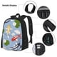 thumbnail image 3 of Easygdp Colorful Koi Fish Mochila para Niños y Niñas con Set de Caja de Almuerzo y Estuche para Lápices 3 en 1, Mochila Escolar Estampada para Adolescentes, 3 of 7