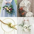 thumbnail image 1 of OULII 15Pcs Metal Crafting Ring Golden Round Ring for Handmade by Artisans, 1 of 8