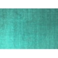 thumbnail image 1 of Ahgly Company Machine Washable Indoor Rectangle Oriental Turquoise Blue Industrial Area Rugs, 5' x 7', 1 of 4