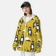 thumbnail image 3 of Balery Cartoon Bear Yellow Sudadera ligera de manga larga con capucha y protección solar UPF 50+ para hombre y mujer, ideal para pesca y running-3X-Large, 3 of 7