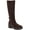 Chocolate Suede, variant on Aqua College Womens Dash Suede Tall Knee-High Boots