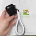 thumbnail image 1 of For Airpods 2 Pro 1 3 Earphone Case Fluorescence Orange Green Rope Keyring Cases Cute Soft Silicone Solid Color Headphone Cover F for AirPods Pro, 1 of 6