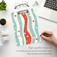 thumbnail image 3 of FORMRS Acrylic Clipboard with Low Profile Clip Standard A4 Letter Size, 12.5" x 9", Light Blue Pattern, 3 of 8