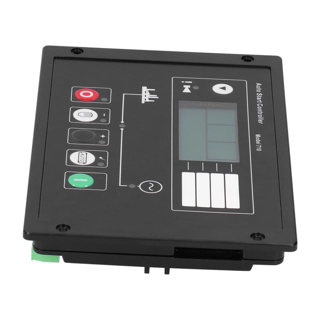 Contrôleur de Générateur d'Arrêt Automatique, Panneau de Commande de Démarrage Automatique de Générateur Sortie Programmable à Courant Élevé pour les Pièces de Rechange DSE710 Dc836v
