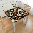 thumbnail image 2 of nygtbtfer Halloween Vinyl Flannel Backed Tablecloth, Witch Hat, and Print Vinyl Halloween Tablecloth with Flannel Backing, 2 of 7