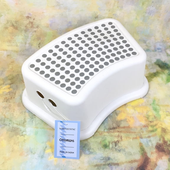 VORETZCSYNC Ottomans Plastic Non-Slip Footstool