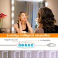 thumbnail image 1 of Led Mirror Light Dimmable Mirror Lighting Diy Make Up Light LED Mirror Light Dimmable Mirror Lighting With 45 Leds DIY Make Up Light For Dressing Table USB Makeup Mirror Light, 1 of 8