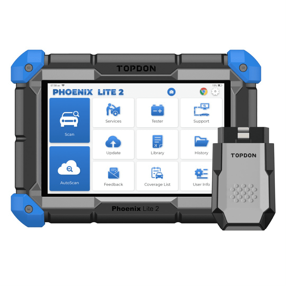 Free Shipping! OBD2 Scanner, TOPDON Phoenix Lite 2 Car Diagnostic Scan Tool, Bi-Directional Control, ECU Coding 28+ Reset Functions - Walmart.com Free Shipping! OBD2 Scanner, TOPDON Phoenix Lite 2 Car Diagnostic Scan Tool, Bi-Directional Control, ECU Coding 28+ Reset Functions - Walmart.com