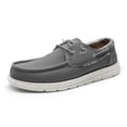thumbnail image 1 of Mocasines Slip-on para Hombre Bruno Marc Estilo Náutico Gris Oscuro Talla 6.5, 1 of 9