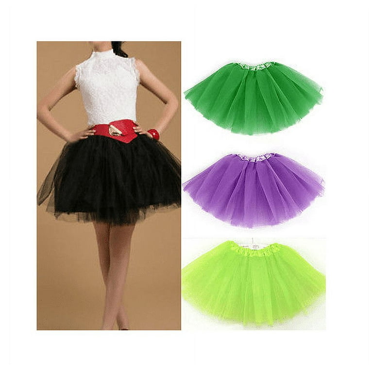 Women Adult Lady Tutu Tulle Skirt Fancy Skirt Dress Up Party Dancing Dress  - Walmart.com