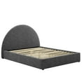 thumbnail image 3 of Platform Bed Frame, King Size, Grey Gray, Fabric, Bedroom, Modern Contemporary HB36793, 3 of 9