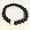 Matte Black, variant on Frosted Stone White Turquoise 8mm Couple Suit Bracelet