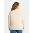 thumbnail image 3 of Terra & Sky Women's Plus Size Fleece Sweatshirt, Size 0X-5X, 3 of 5