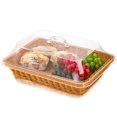 thumbnail image 1 of Panera de mimbre DEATYOU con tapa rectangular para servir comida, 1 of 6