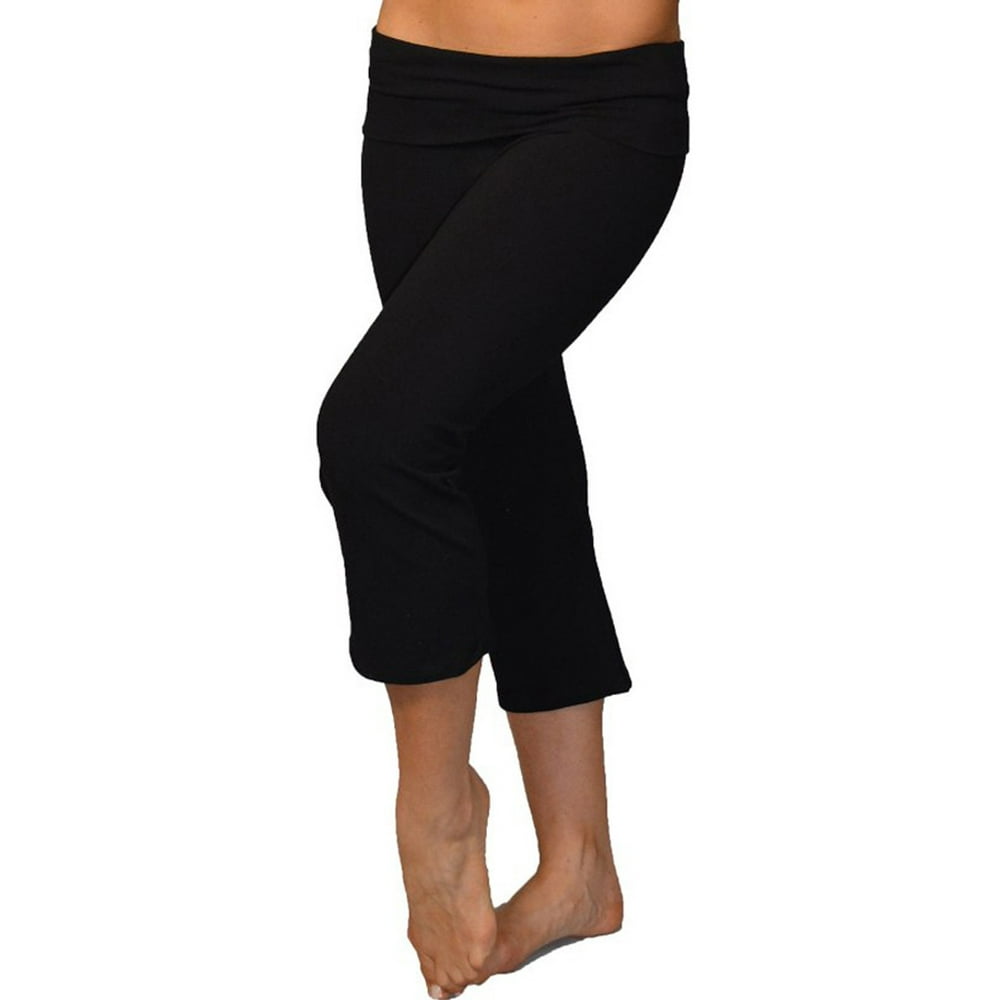 Black Capri Yoga Pants Plus Size