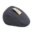 thumbnail image 2 of Capítulo de periódicos para hombres Sombrero de conducción de sombrero de cabeza casual para viajes al aire libre de invierno Gris claro, 2 of 8