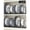 Black, variant on odorsTT 4 Pieces Black Metal Dish Organizer, Plate Organizer for Cabinet, Kitchen Storage Cabinet Organizer for Plates, Pots and Pans