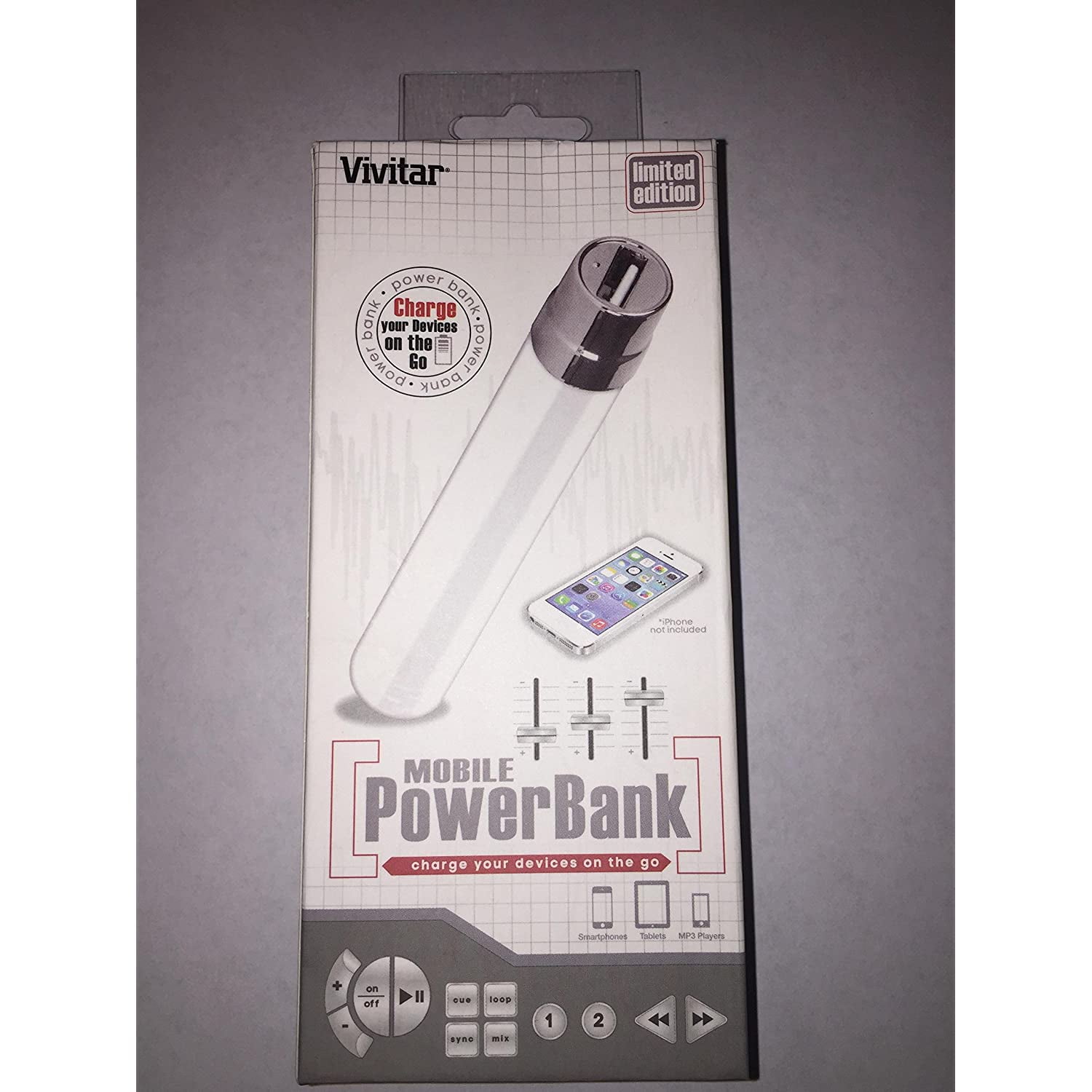 Vivitar External Battery Pack for Universal Smartphones White