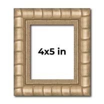 4x5 In Frame Silver Real Wood Picture Frame Width 1.5 inches | Interior Frame Depth 0.5 inches |