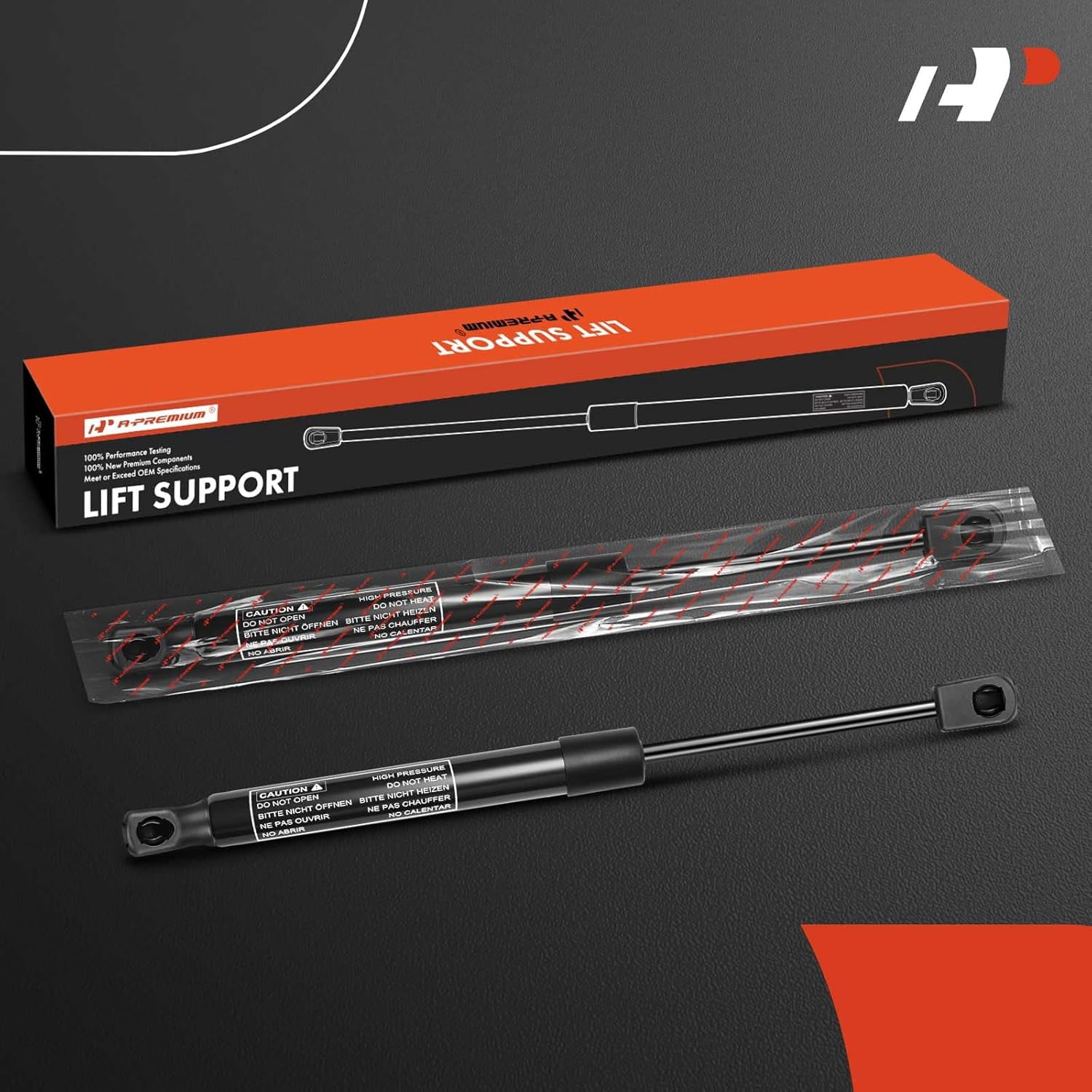 A-Premium Front Hood Lift Support Shock Struts Replacement for BMW 740i 740Li 750i 750Li 760Li Alpina B7 B7L 2-PC Set