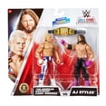 thumbnail image 2 of WWE Main Event Showdown Cody Rhodes vs AJ Styles Action Figures Set, Series #22 6-inch Collectibles, 2 of 5