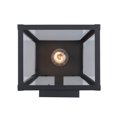 thumbnail image 4 of Trans Globe Lighting 50212 Obsidian 1 Light 14-1/2" Tall Outdoor Wall Sconce - Black, 4 of 6