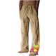 thumbnail image 2 of Pantalones largos de verano para hombre, de algodón y lino, con pierna ancha, estampados, con cordones, para deportes y vacaciones, 2 of 7