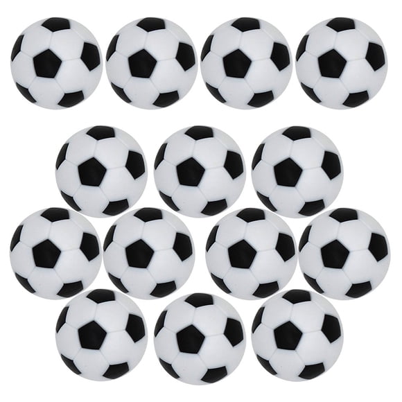 LEEYNEER 14 Pcs Foosball Tabletop Football Replacements Soccer Game Child Black