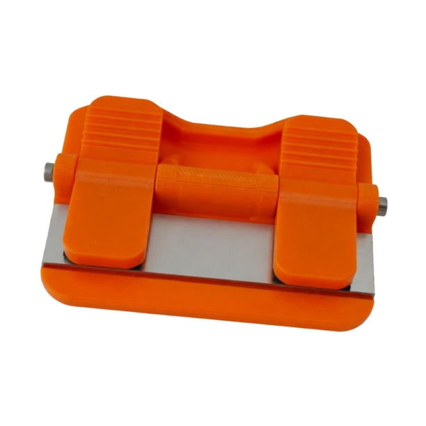 Soporte portátil para alambre de soldadura PETG, abrazadera ajustable, ideal para bricolaje. Naranja
