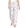 thumbnail image 2 of Kdxio Women's Comfy Stretch Breast Cancer Awareness (4)Print Drawstring Pajama Pants-Medium, 2 of 9