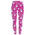 thumbnail image 4 of Kezqiaxn Halloween High Waisted Pants for Women Stretchy Running Yoga Workout Trousers Womens Leggings Plus Size Fashion Hot Pink M, 4 of 5
