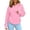 yue866-Pink, variant on KHONTS Pet Pouch Hoodies for Women Front Closure Pocket Sweatshirts Oversized Snack Pouch Hoodies White XL