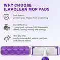thumbnail image 5 of ILAVCLEAN Reusable Mop Pads for SwifferPower Mop Pads Replacement 6 Pack, Microfiber Washable Power Mop Pads Refills for All Surfaces Floor Cleaning, 5 of 7