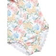 thumbnail image 4 of Jessica Simpson Baby and Toddler Girls' Long Sleeve Rashguard Swimsuit with Scallop edge, Size 12M - 5T, 4 of 6